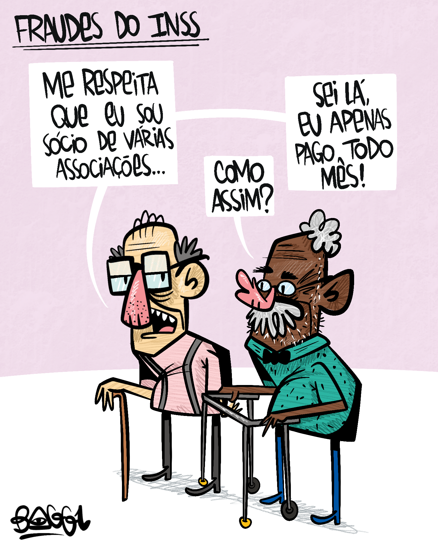 charge fraudes inss associações