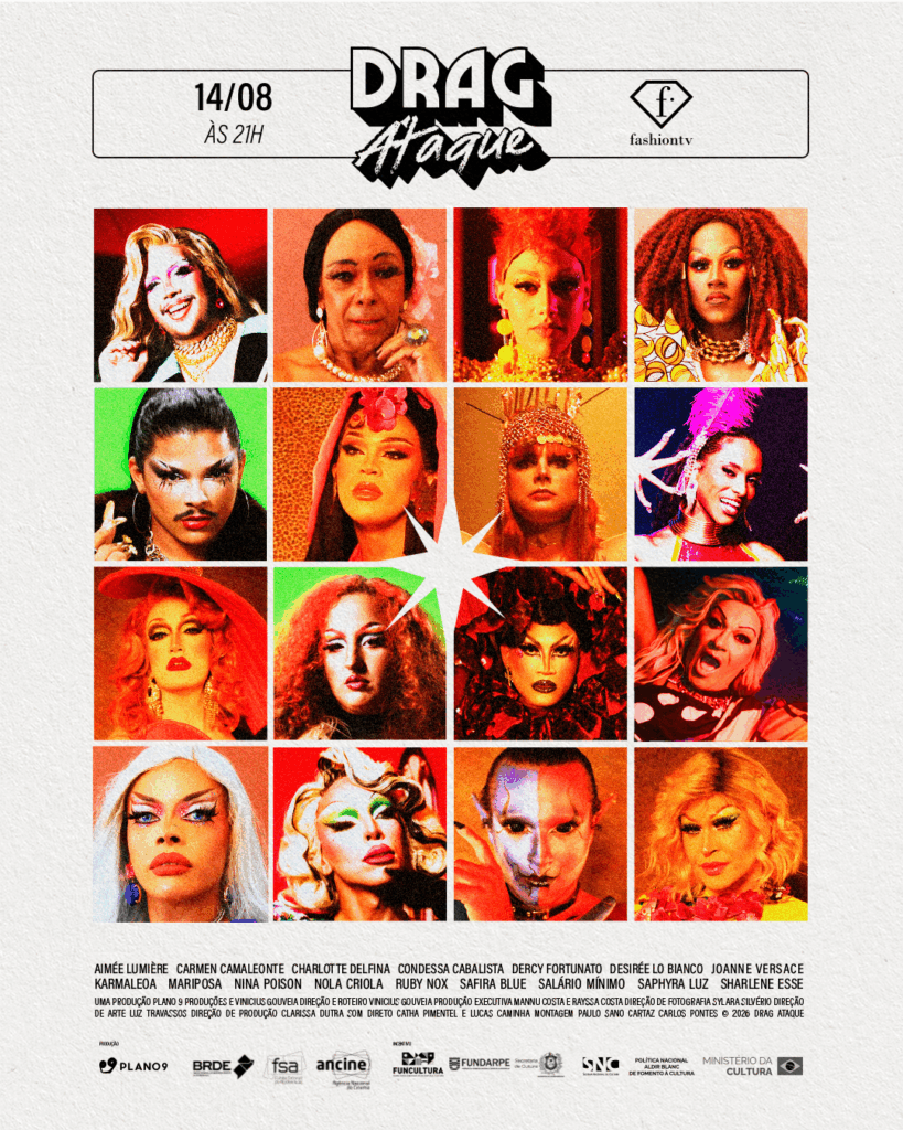 Charlotte Delfina e Joanne Versace protagonizam a estreia de Drag Ataque com o desafio de criar figurinos para um desfile drag.