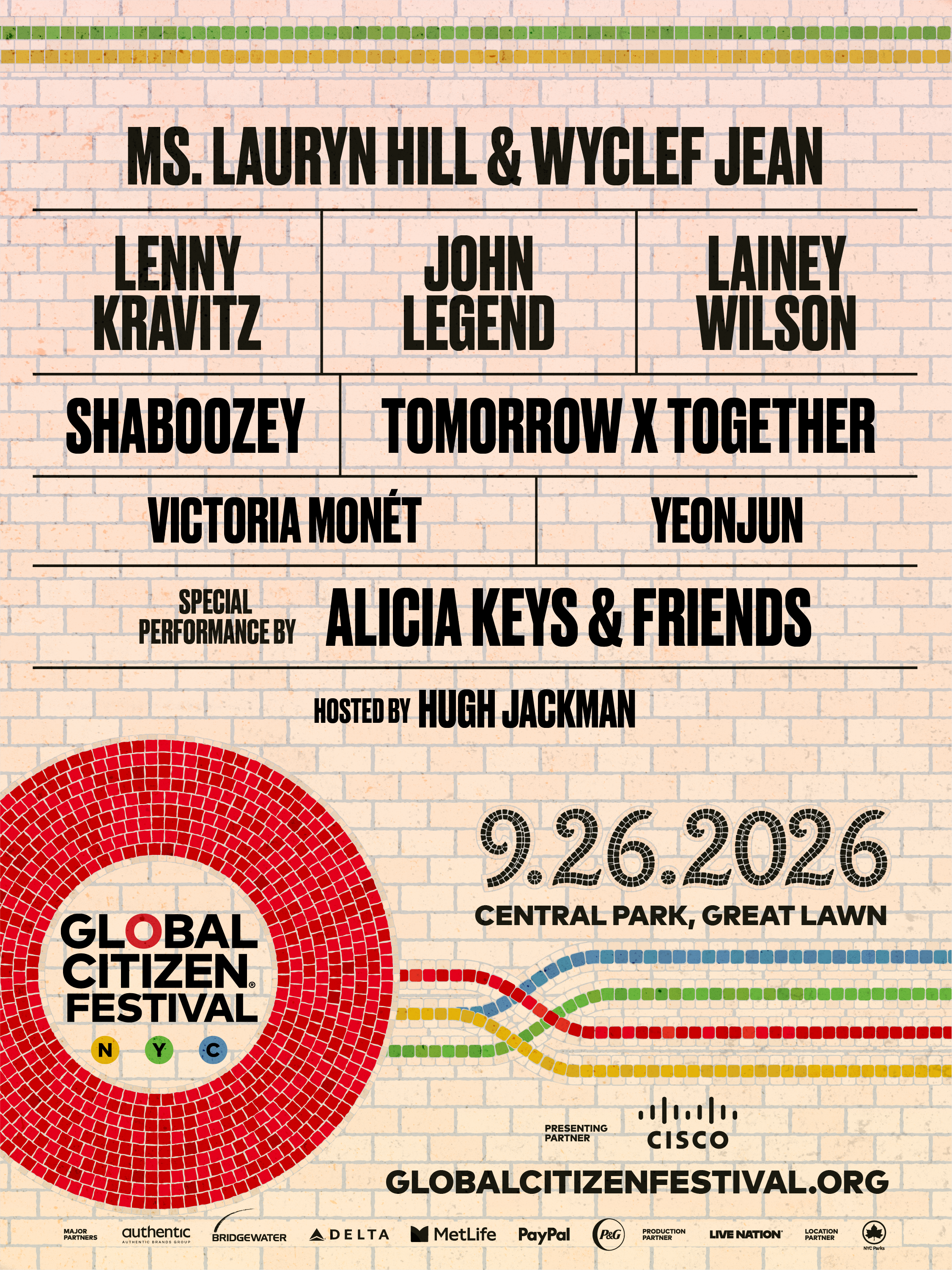 O Global Citizen Festival 2026 ter&aacute; Hugh Jackman como anfitri&atilde;o e reunir&aacute; artistas internacionais em uma mobiliza&ccedil;&atilde;o contra a pobreza extrema.